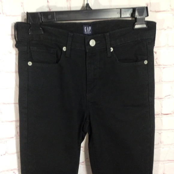 GAP Denim True Skinny Black Jeans - Size 26 Long - Picture 3 of 9